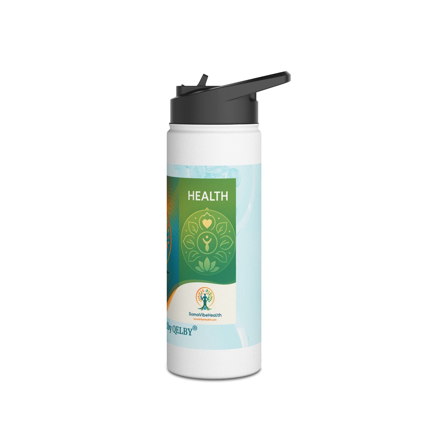 Stainless Steel Water Bottle for QELBY-Enhanced Hydration 12oz and 32oz