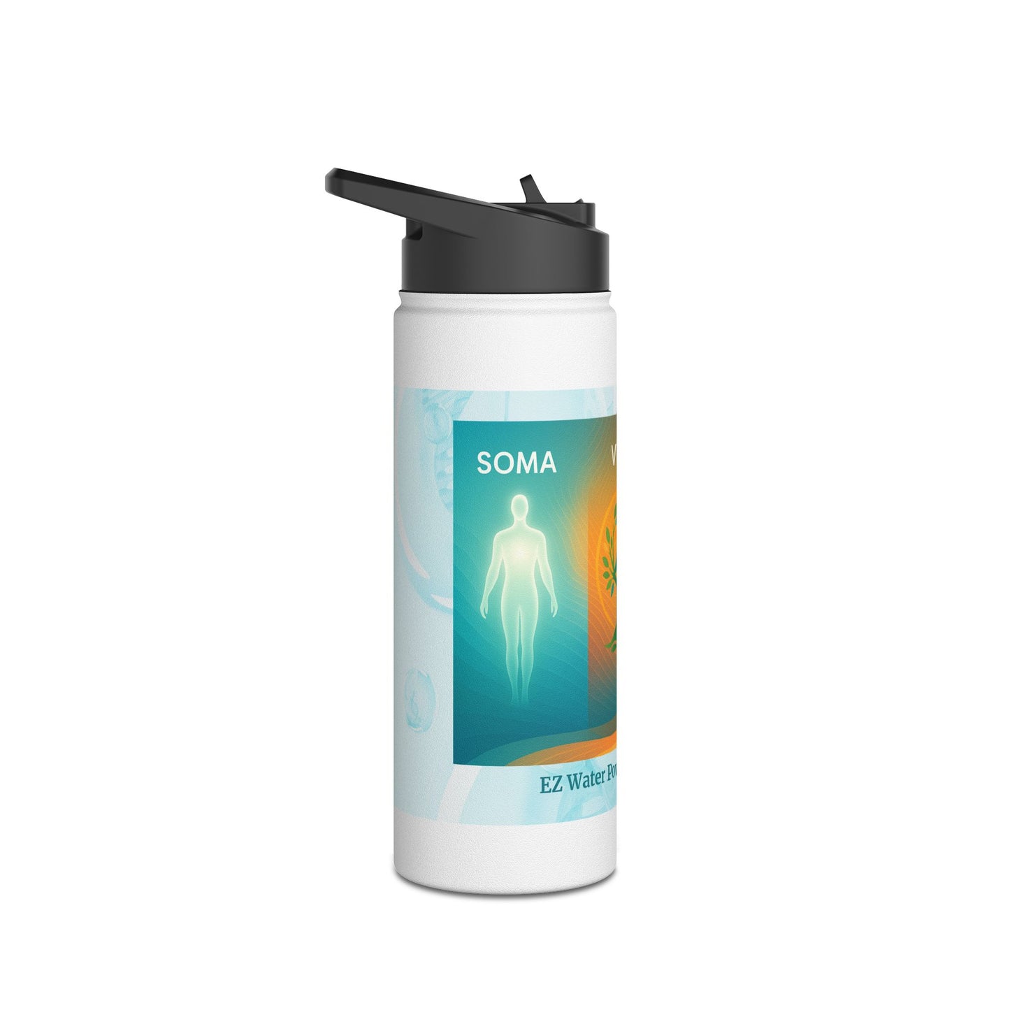 Stainless Steel Water Bottle for QELBY-Enhanced Hydration 12oz and 32oz