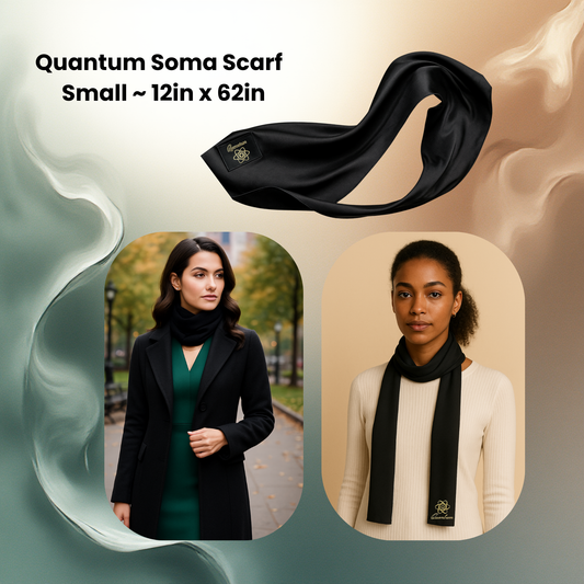 NEW ~ Quantum Soma Scarf – Somatid-Infused Energy Wear