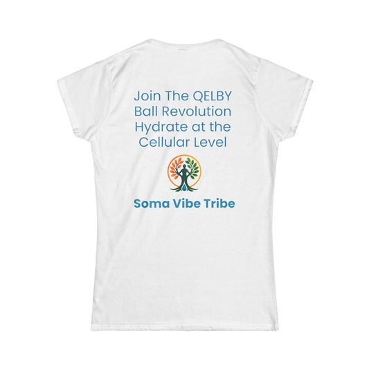Soma Vibe Tribe T-Shirt ~ Hydrate at the Cellular Level with QELBY Balls