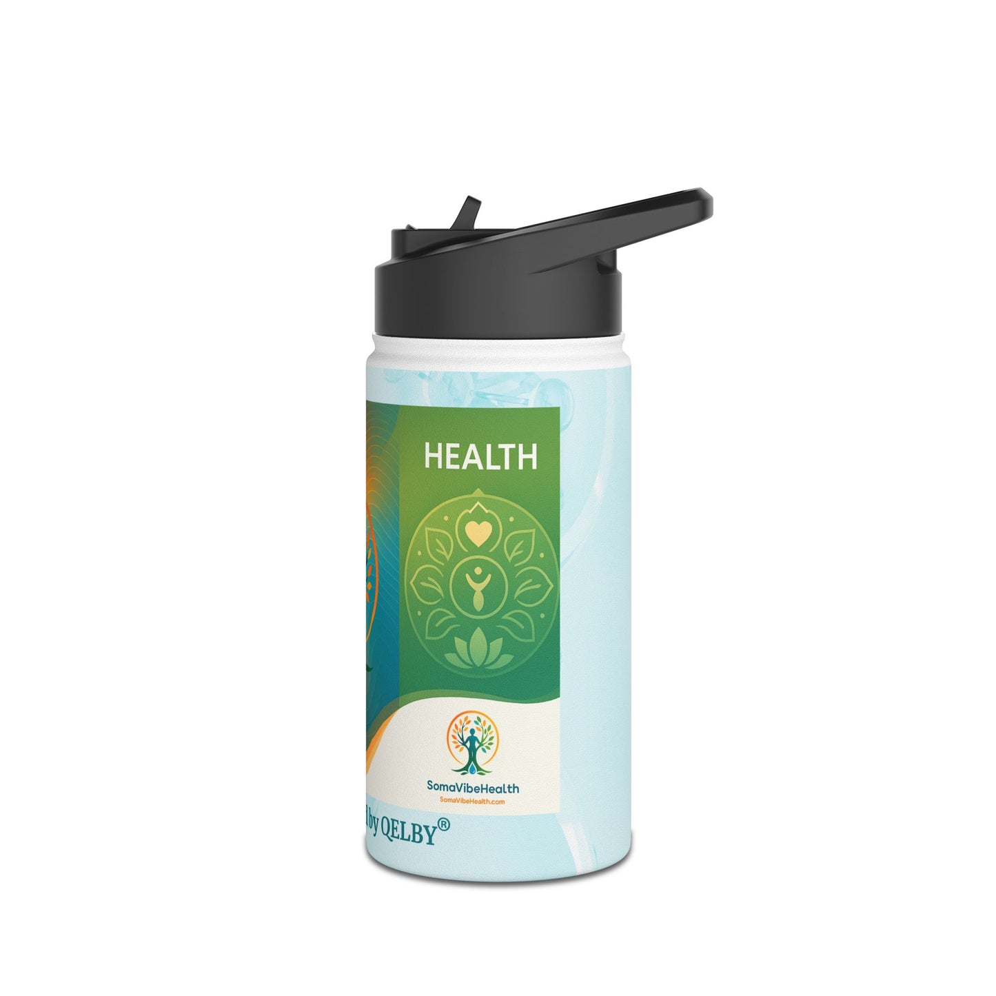 Stainless Steel Water Bottle for QELBY-Enhanced Hydration 12oz and 32oz