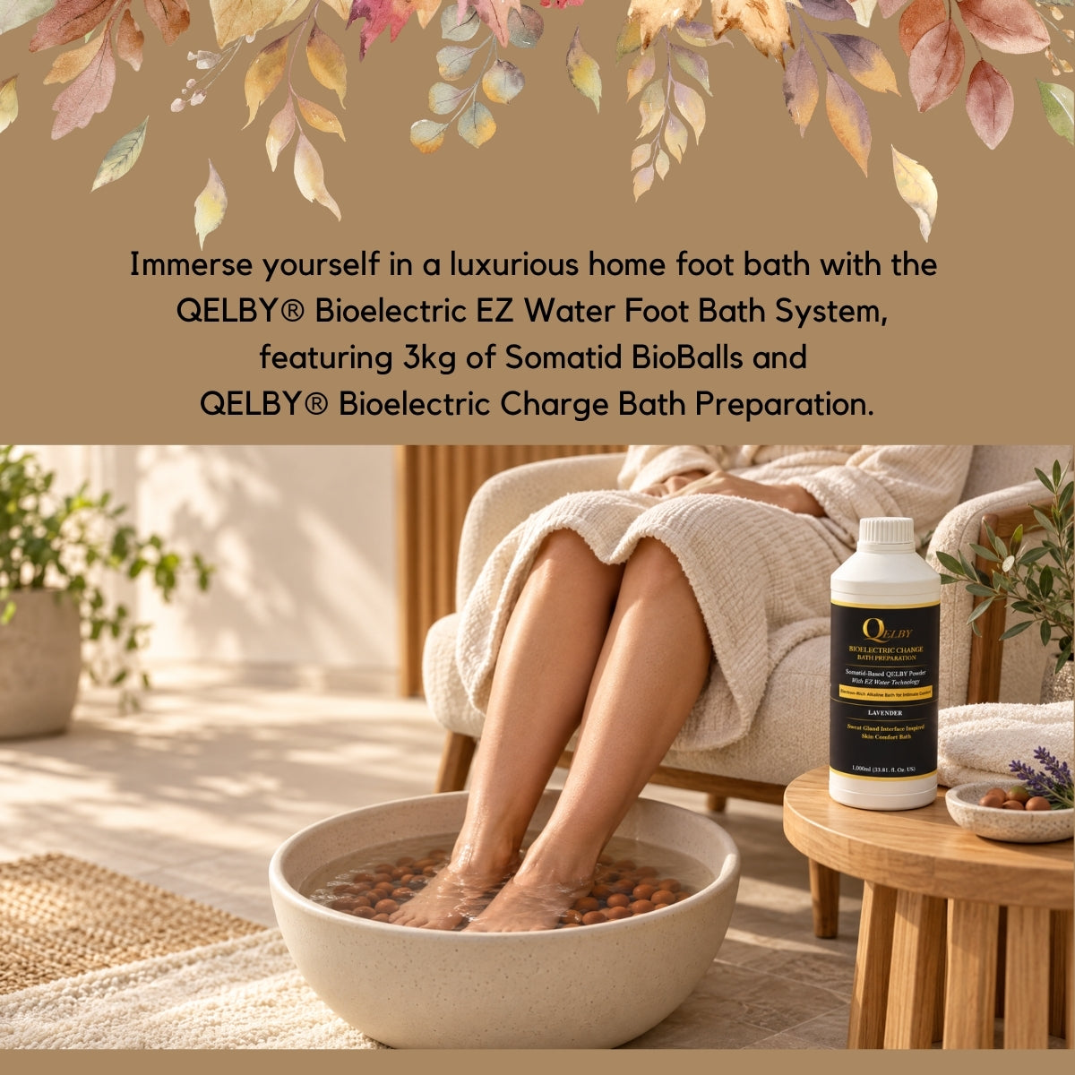 QELBY® Bioelectric EZ Water Foot Bath System