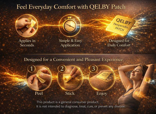 QELBY Hesperidin Patch | Microcirculation Support Bundles