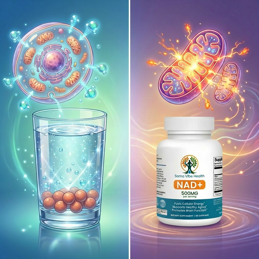 NAD+ + QELBY Cellular Energy Bundle | Mitochondrial Support & Structured Hydration