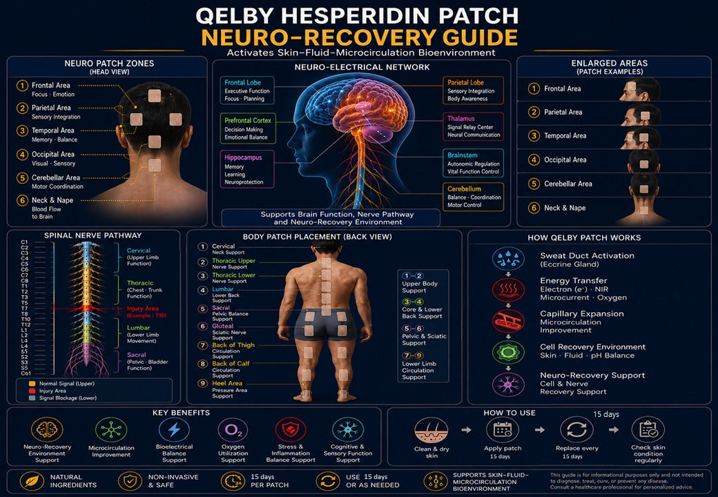 QELBY® Hesperidin Patch | 3-Round Microcirculation Starter