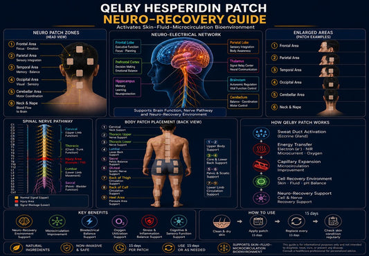 QELBY® Hesperidin Patch - 3-Round Microcirculation Protocol Starter