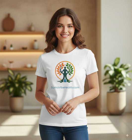 Soma Vibe Tribe T-Shirt ~ Hydrate at the Cellular Level with QELBY Balls